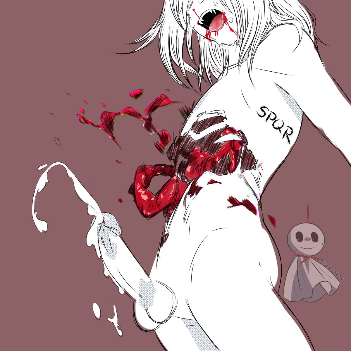 Dark Pink Background (Countryhumans) Rule 34 Image