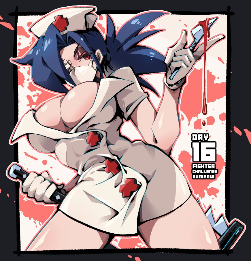 Valentine (Skullgirls) Rule 34 Image