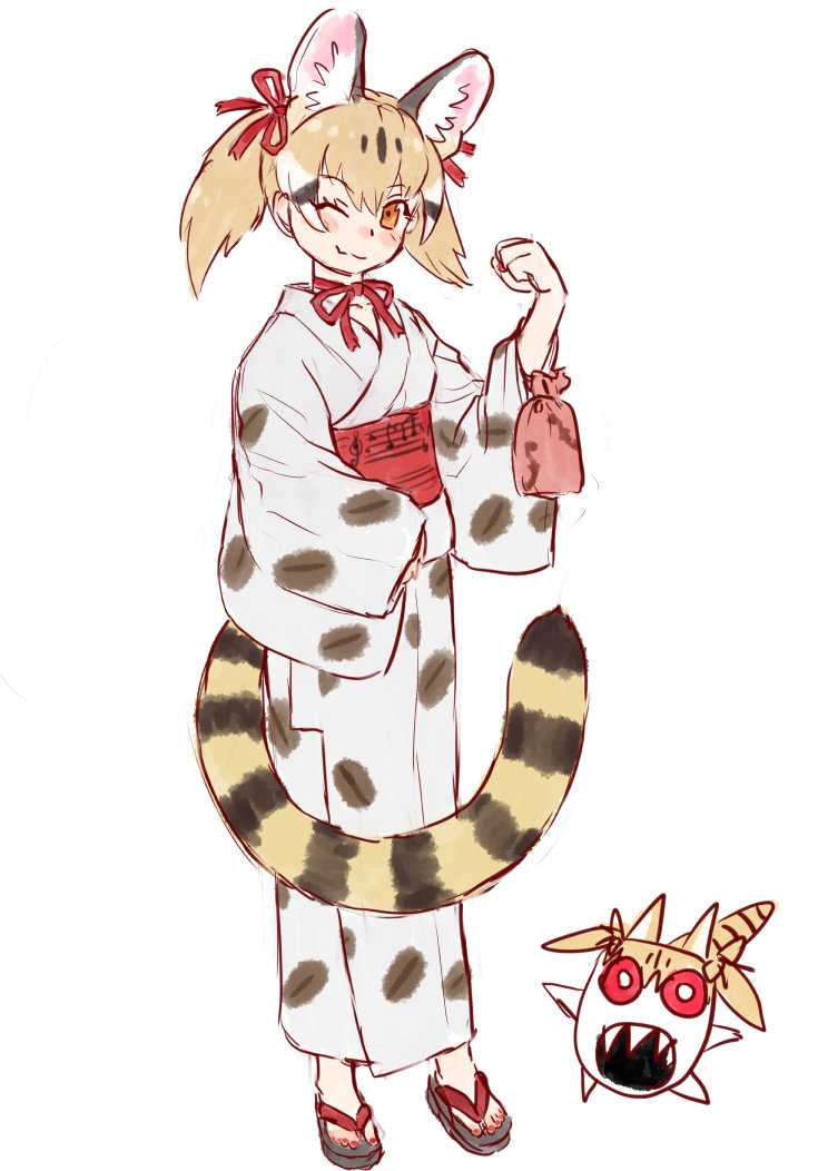 Large-Spotted Genet (Kemono Friends) Rule 34 Image
