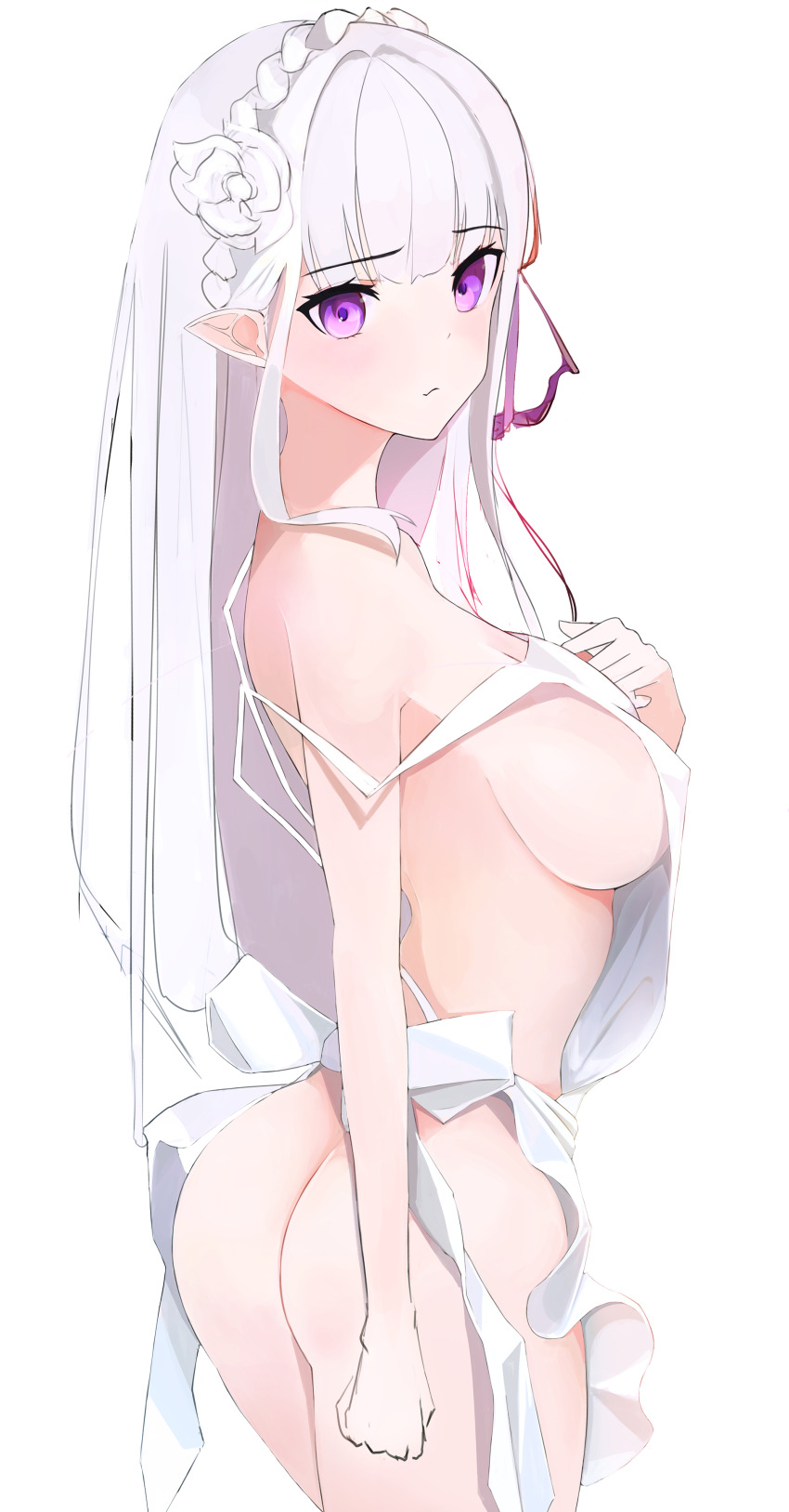 Emilia (Re:Zero) Rule 34 Image