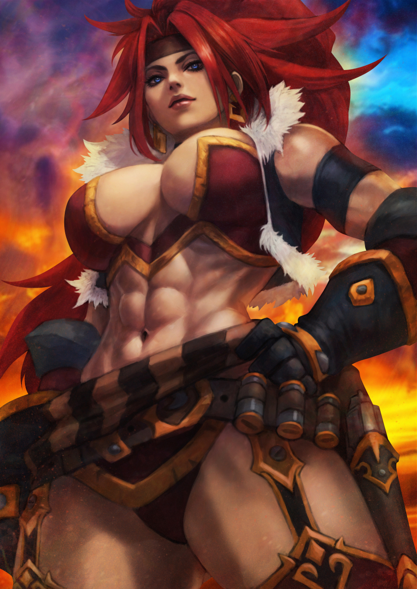 Red Monika (Battle Chasers) Rule 34 Image