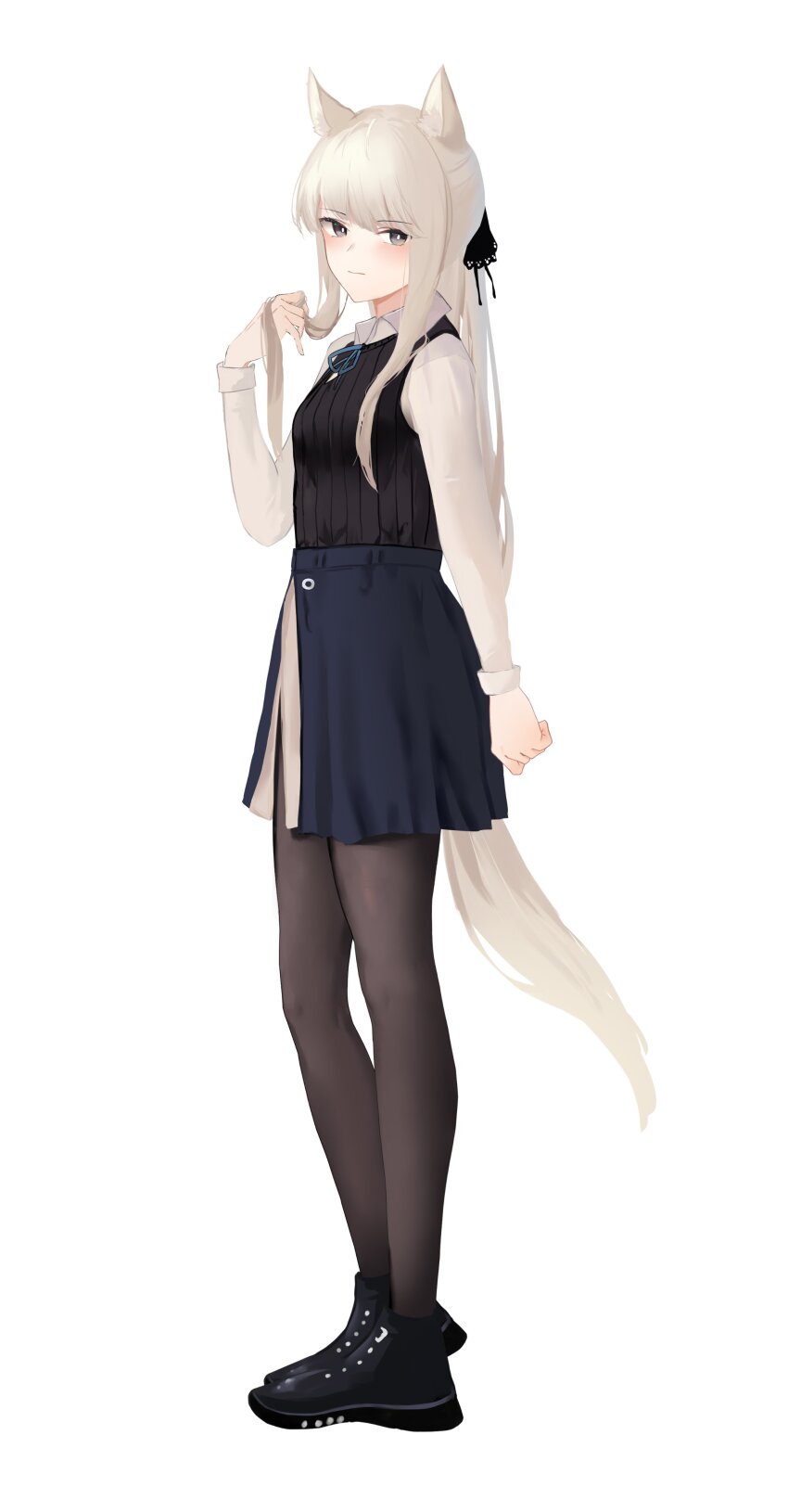 Platinum (Arknights) Rule 34 Image