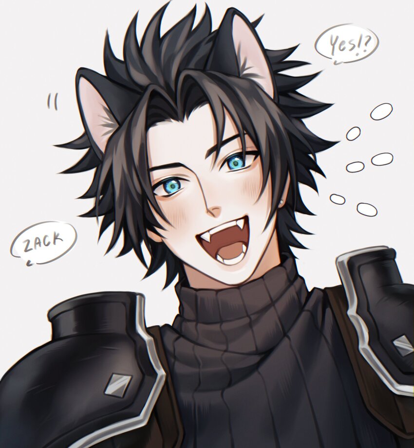 Zack Fair (Final Fantasy) Rule 34 Image