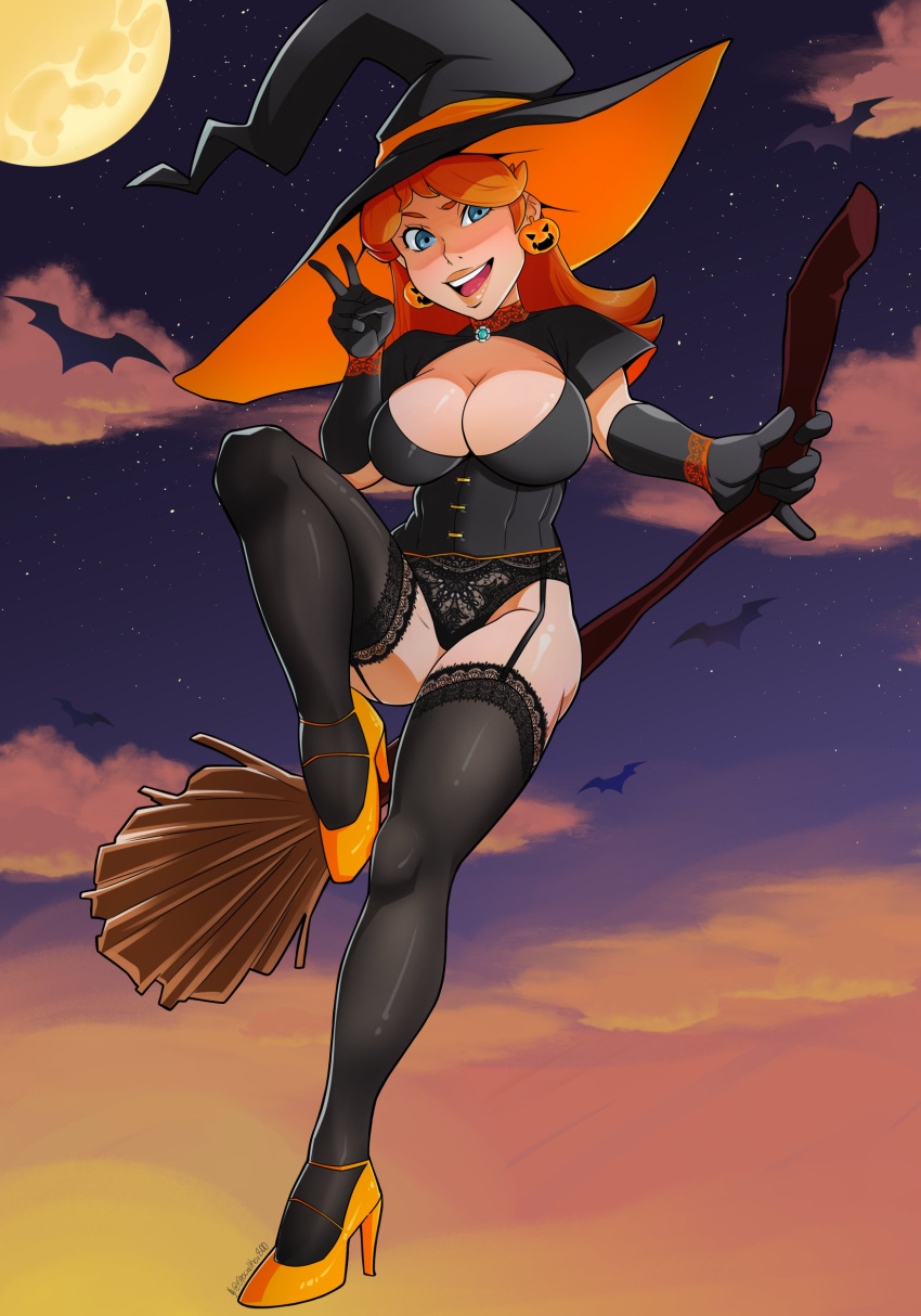 Princess Daisy (Halloween) Rule 34 Image