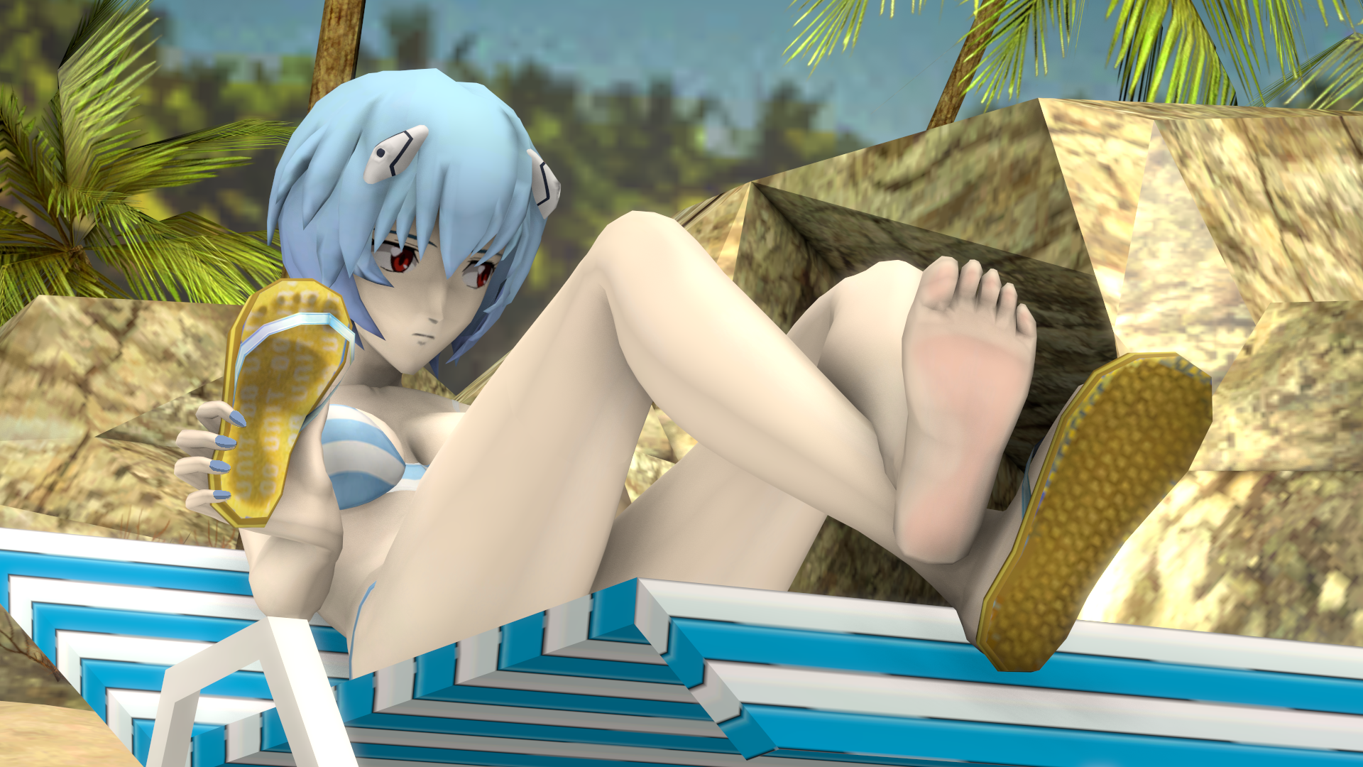 Rei Ayanami (Neon Genesis Evangelion) Rule 34 Image