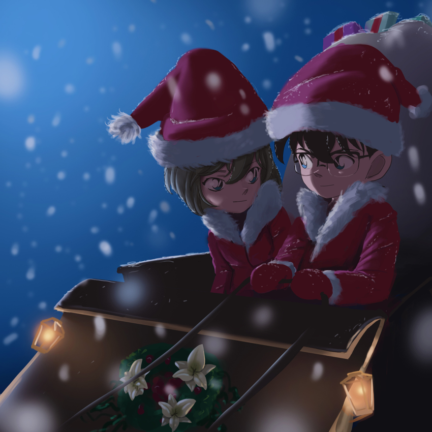 Haibara Ai (Christmas) Rule 34 Image