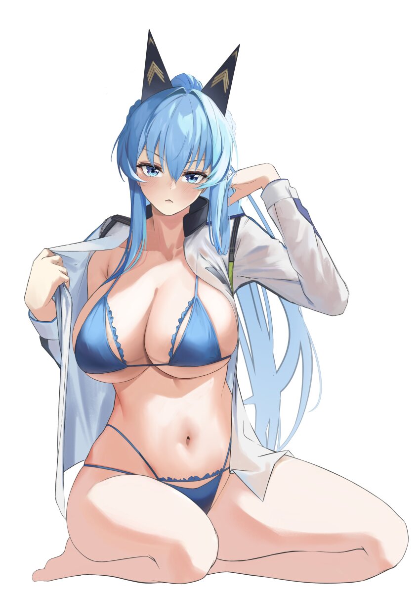 Helm (Aqua Marine) (Nikke) Rule 34 Image