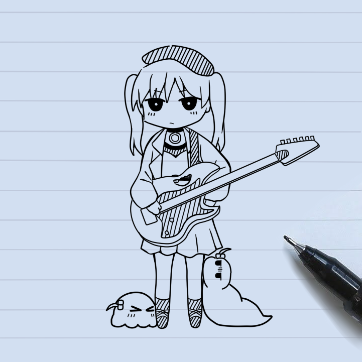 Gotoh Hitori (Bocchi The Rock!) Rule 34 Image