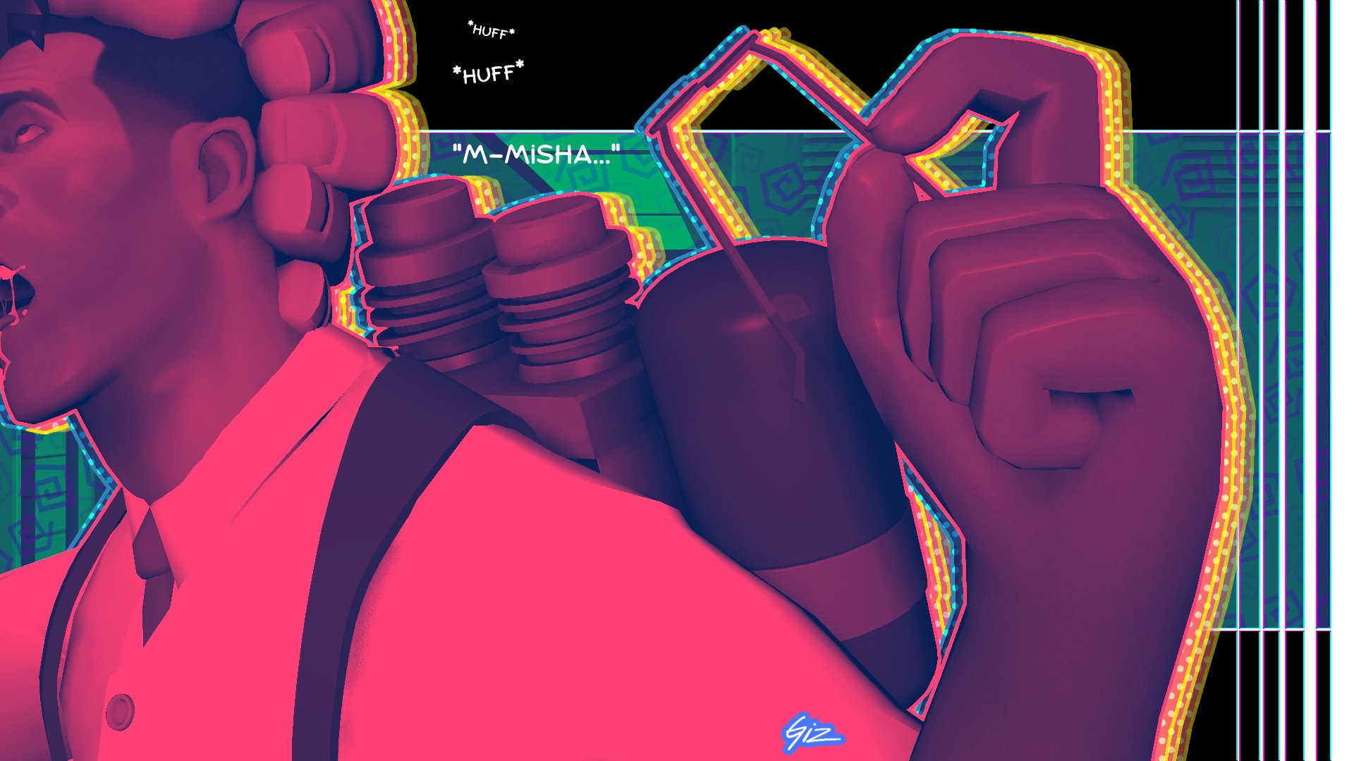 Heavy Weapons Guy (Team Fortress 2) Rule 34 Image