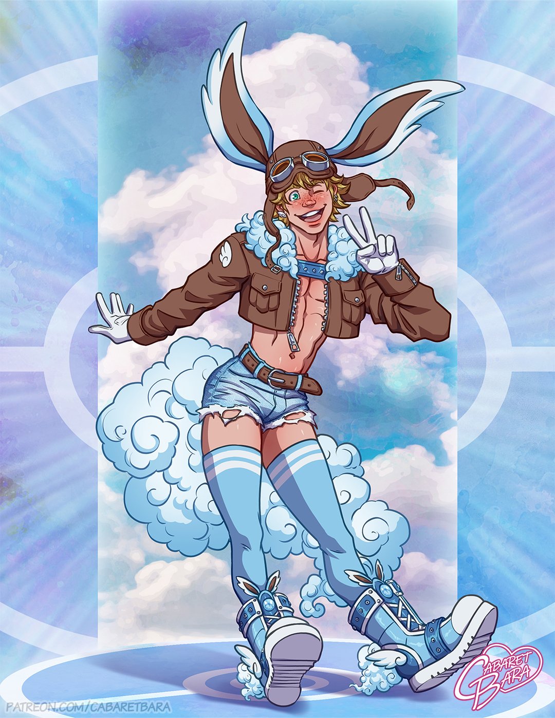 Eeveelution (Cabaret Bara Series) Rule 34 Image