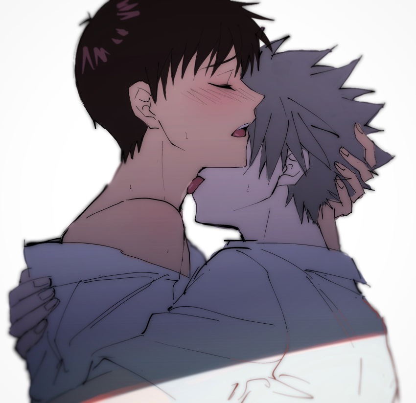 Ikari Shinji (Nagisa Kaworu) Rule 34 Image