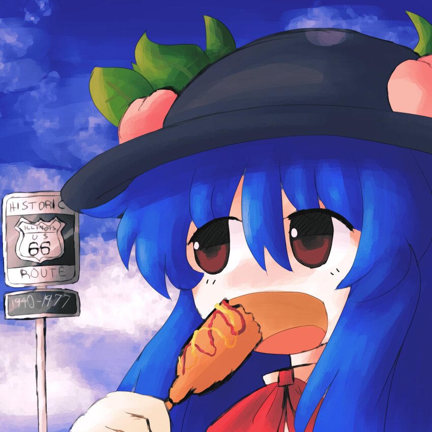 Hinanawi Tenshi (Touhou) Rule 34 Image