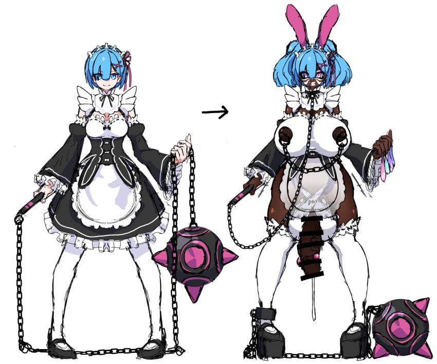 Rem (Re:Zero) Rule 34 Image