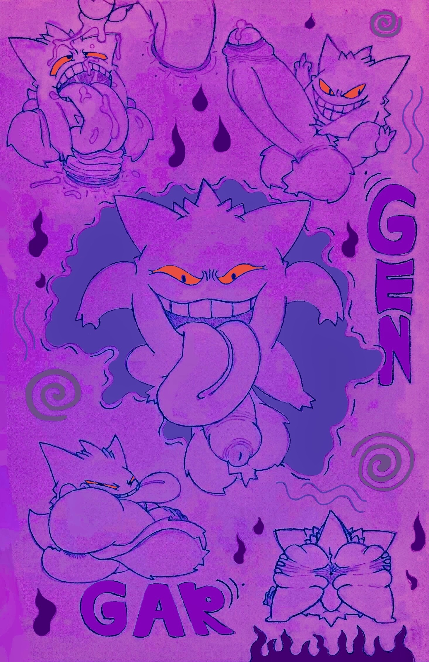 Generation 1 Pokemon (Nintendo) Rule 34 Image