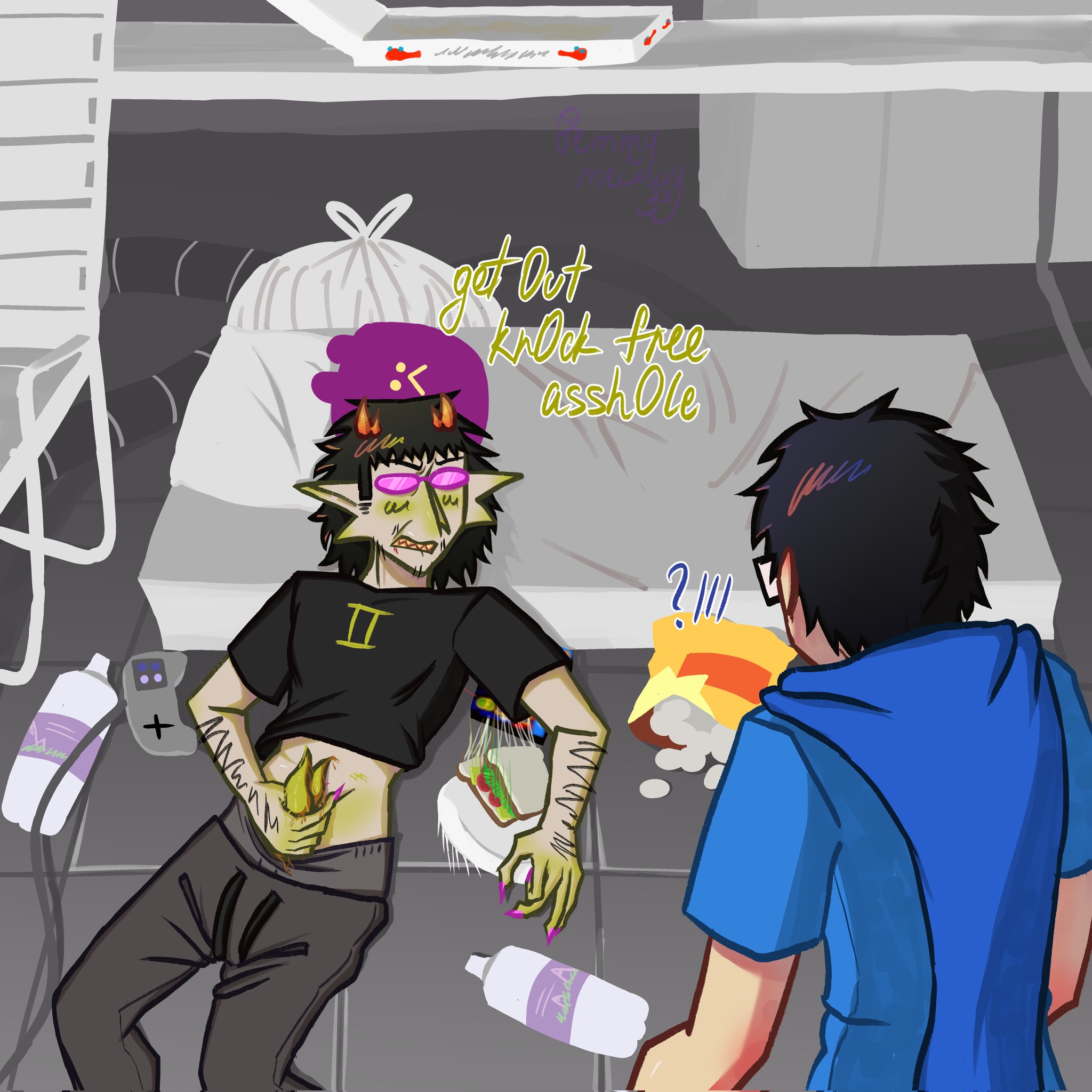 John Egbert (Homestuck) Rule 34 Image