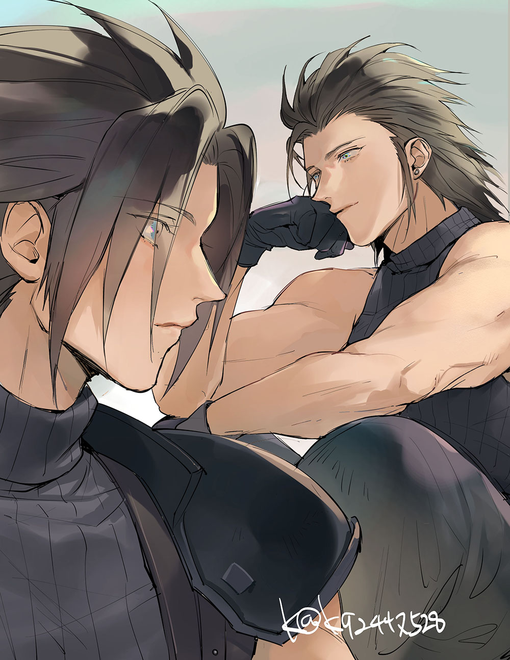 Zack Fair (Final Fantasy) Rule 34 Image