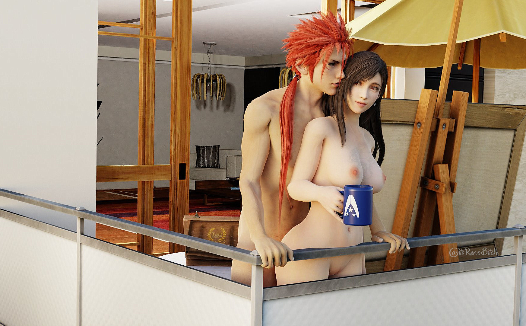 Reno (Final Fantasy) Rule 34 Image