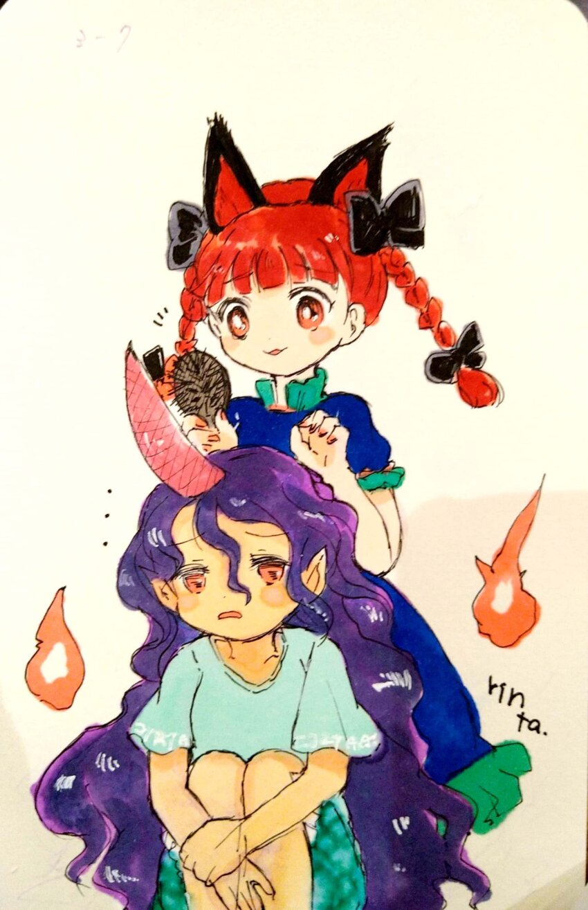 Kaenbyou Rin (Touhou) Rule 34 Image