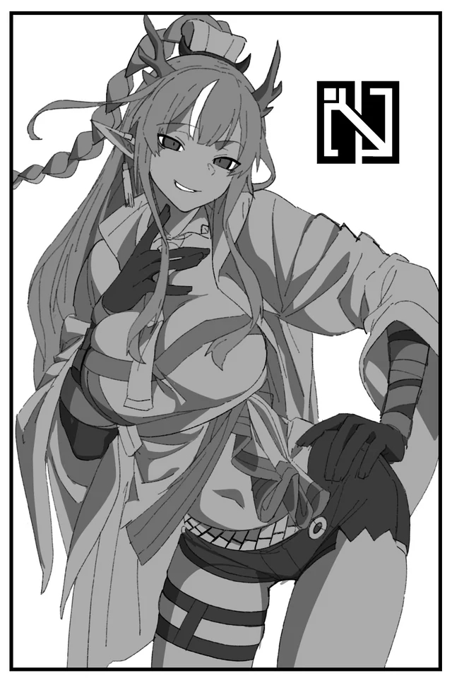 Ling (Arknights) Rule 34 Image