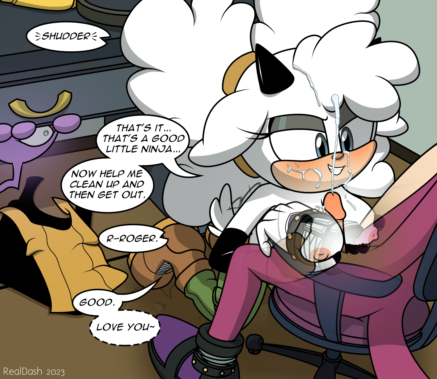 Espio The Chameleon (Idw Comics) Rule 34 Image