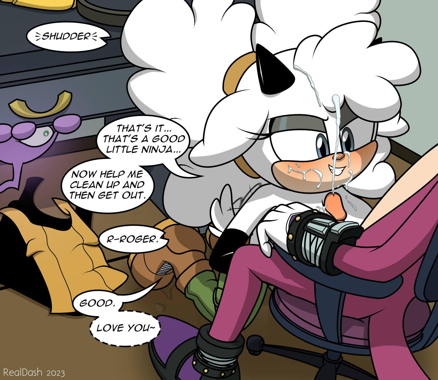 Espio The Chameleon (Idw Comics) Rule 34 Image