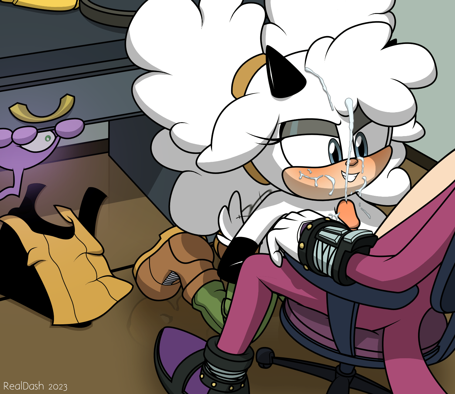 Espio The Chameleon (Idw Comics) Rule 34 Image