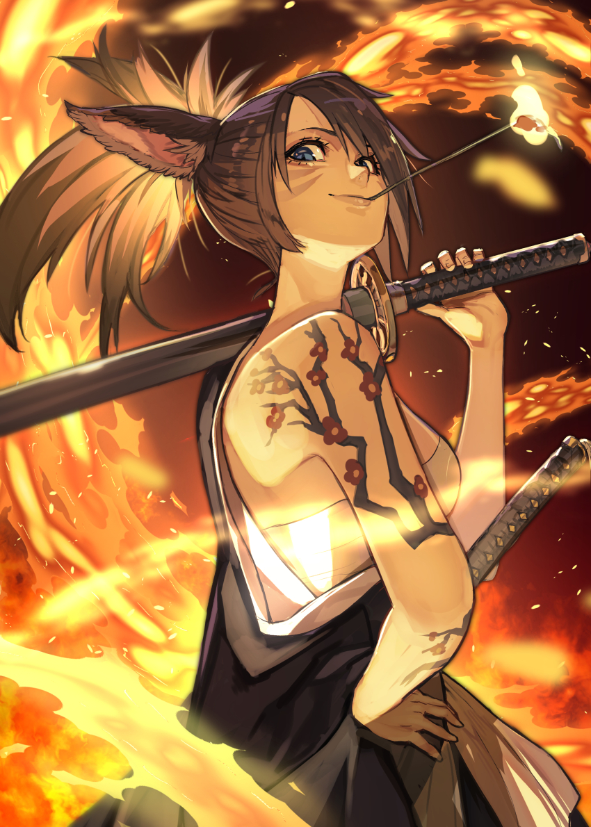 Miqo'Te (Final Fantasy) Rule 34 Image
