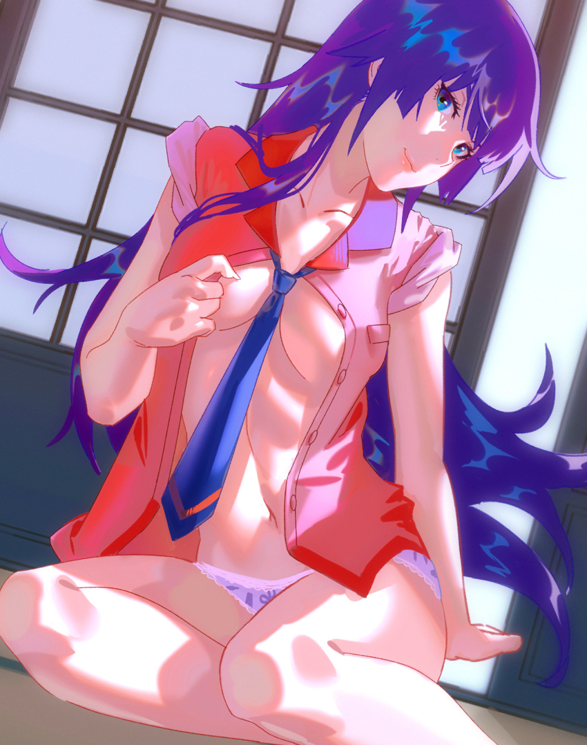 Senjougahara Hitagi (Bakemonogatari) Rule 34 Image