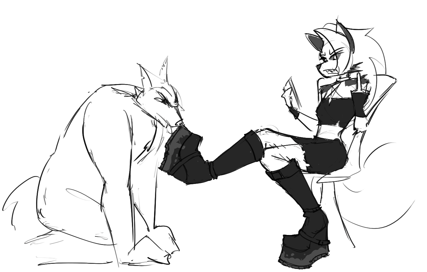 Loona (Helluva Boss) Rule 34 Image