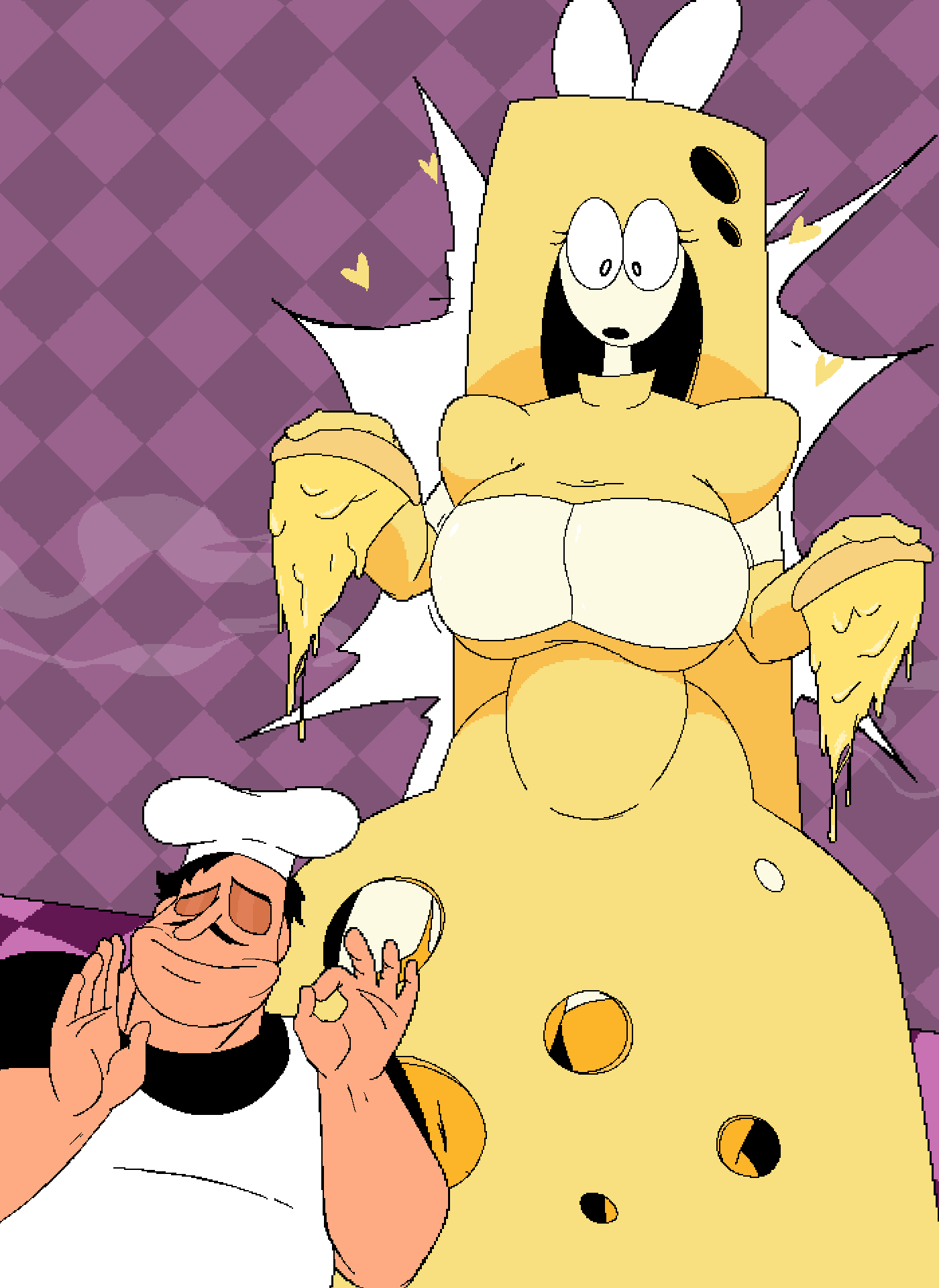 Cheese Toppin (Pizza Tower) Rule 34 Image