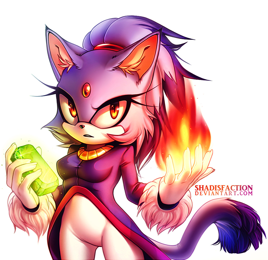 Blaze The Cat (Sonic (Series)) Rule 34 Image