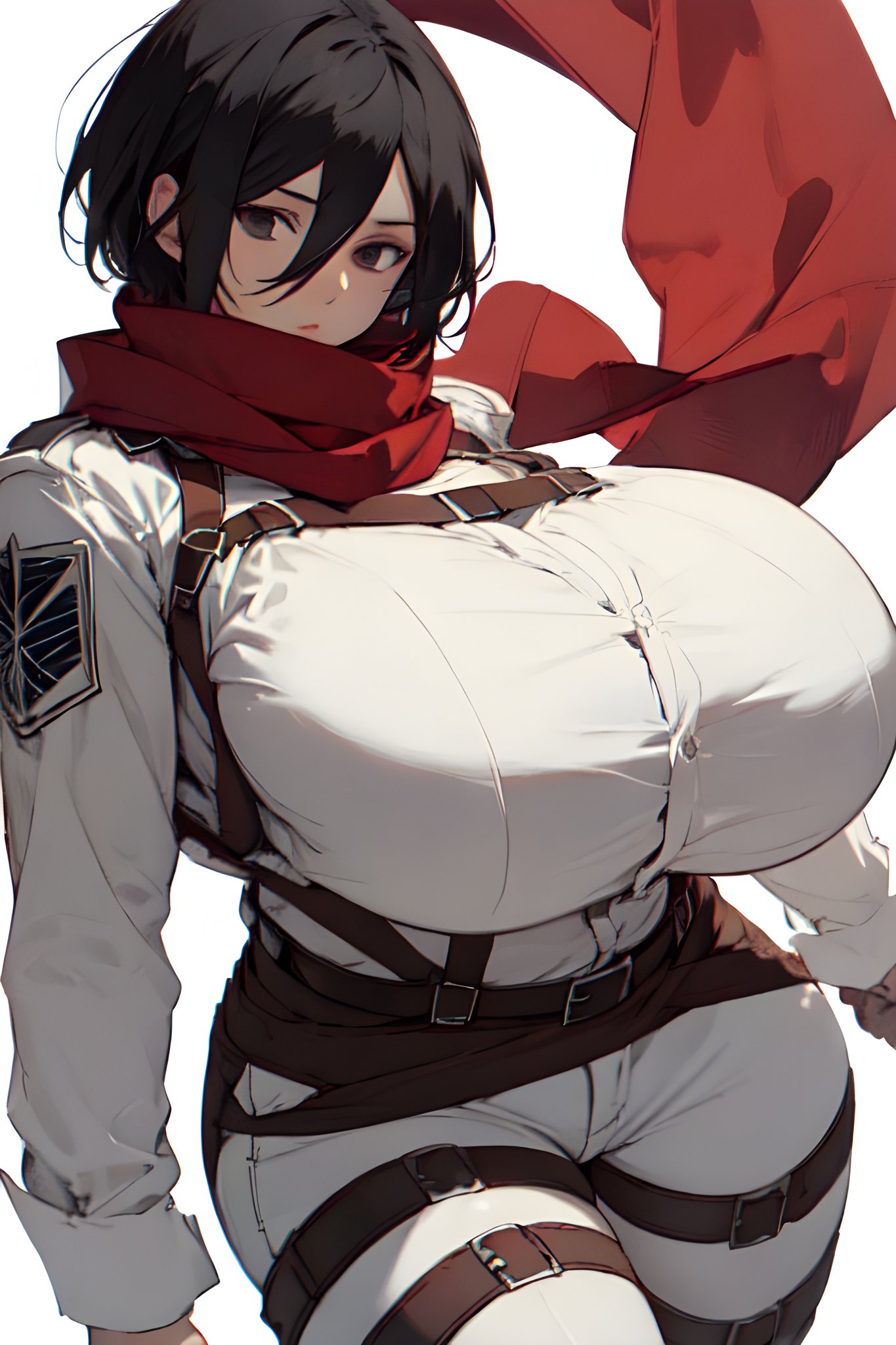 Mikasa Ackerman (Attack On Titan) Rule 34 Image