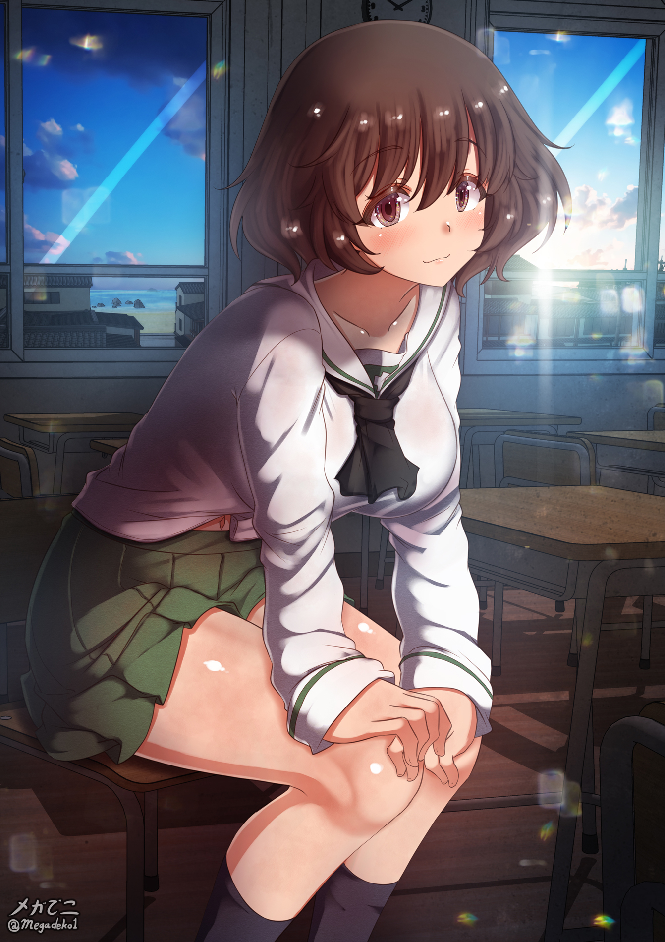 Akiyama Yukari (Girls Und Panzer) Rule 34 Image