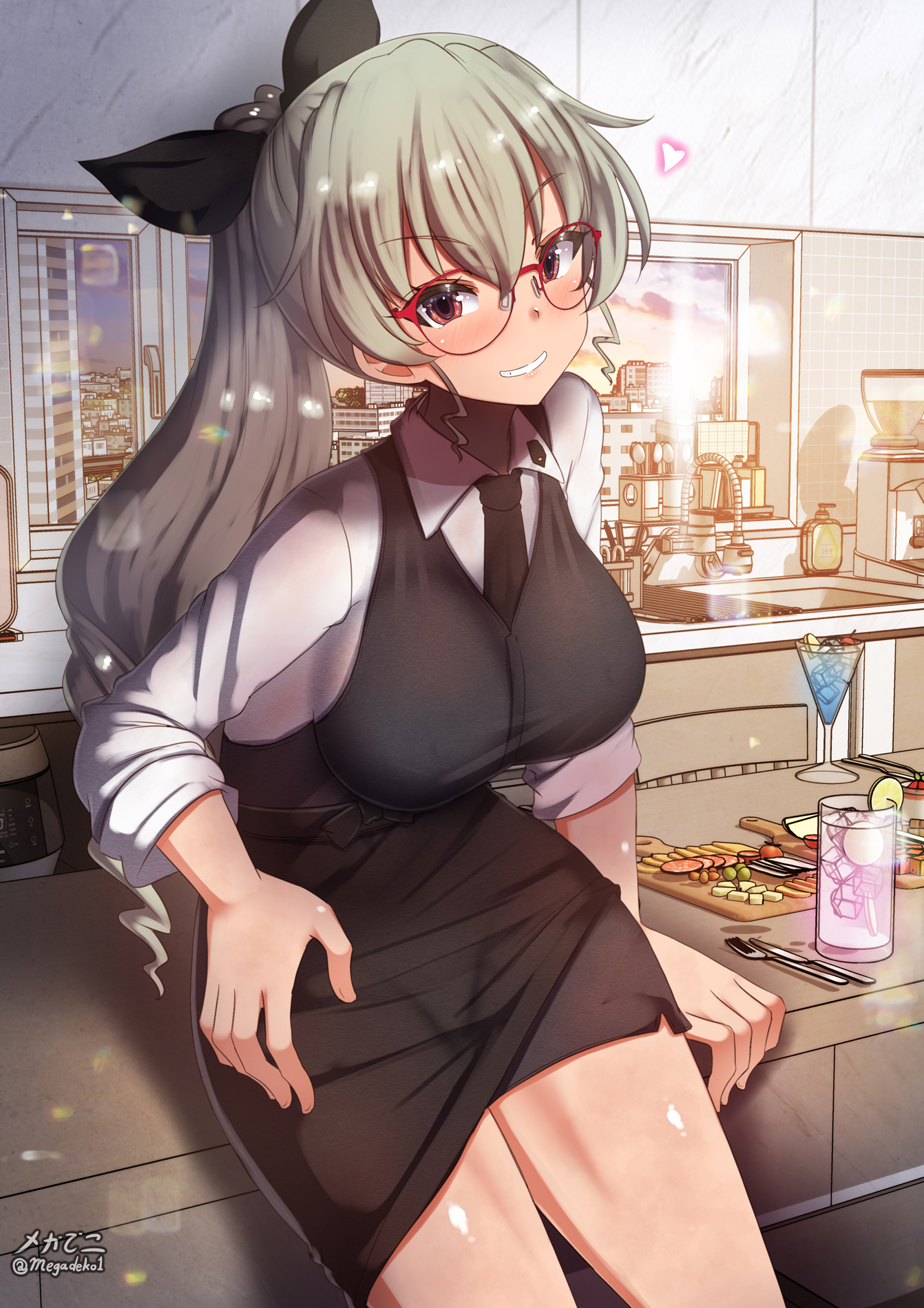 Anchovy (Girls Und Panzer) Rule 34 Image