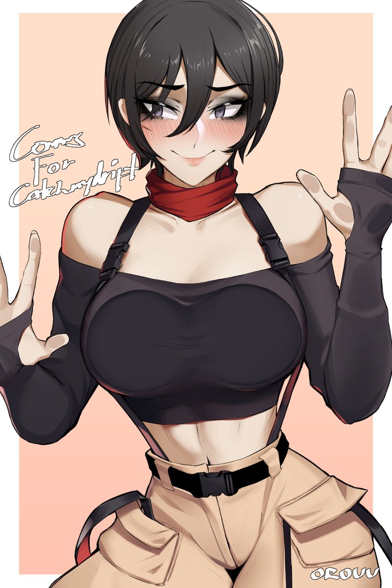 Mikasa Ackerman (Attack On Titan) Rule 34 Image