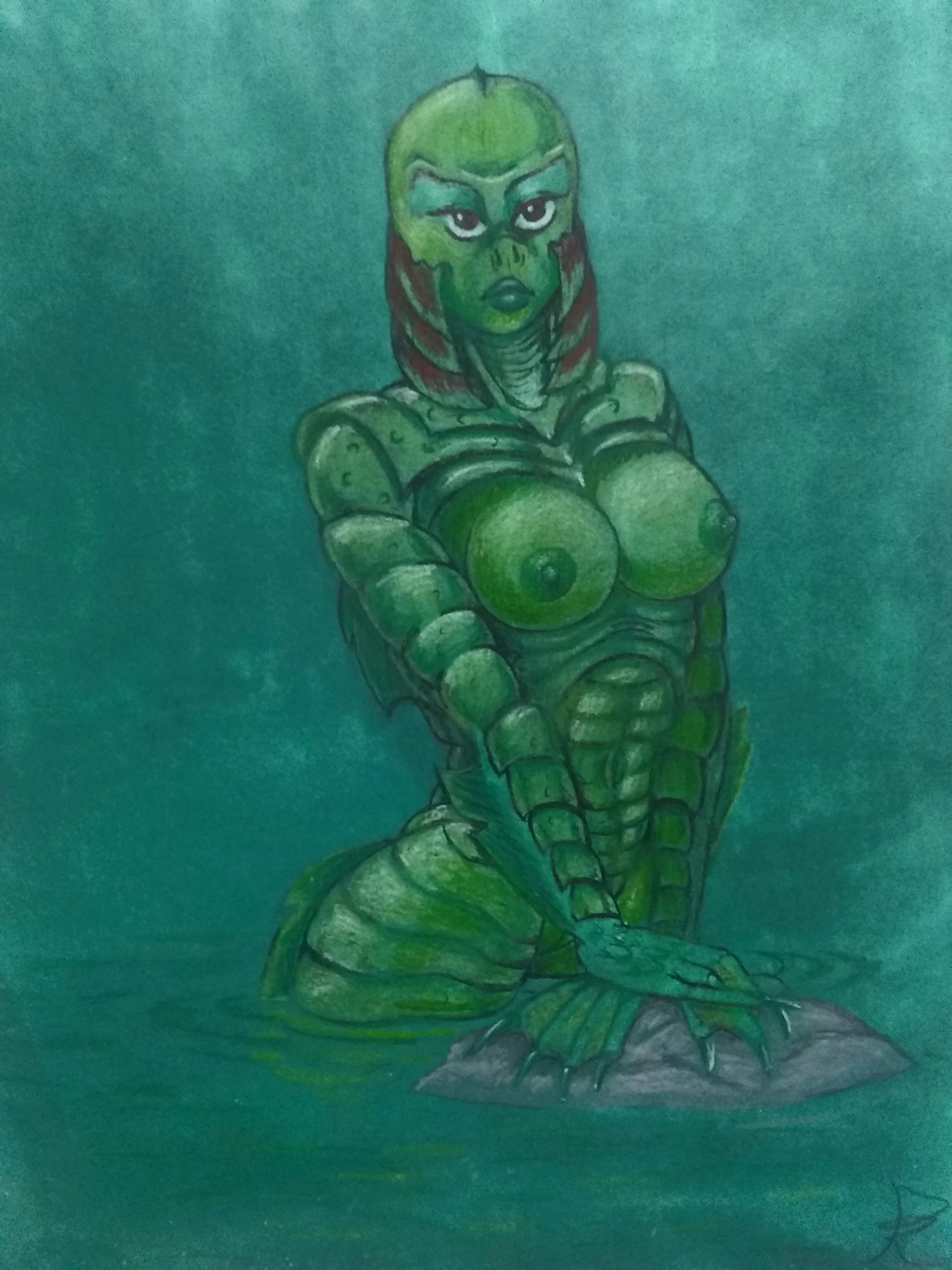 Gill-Man (Creature From The Black Lagoon) Rule 34 Image