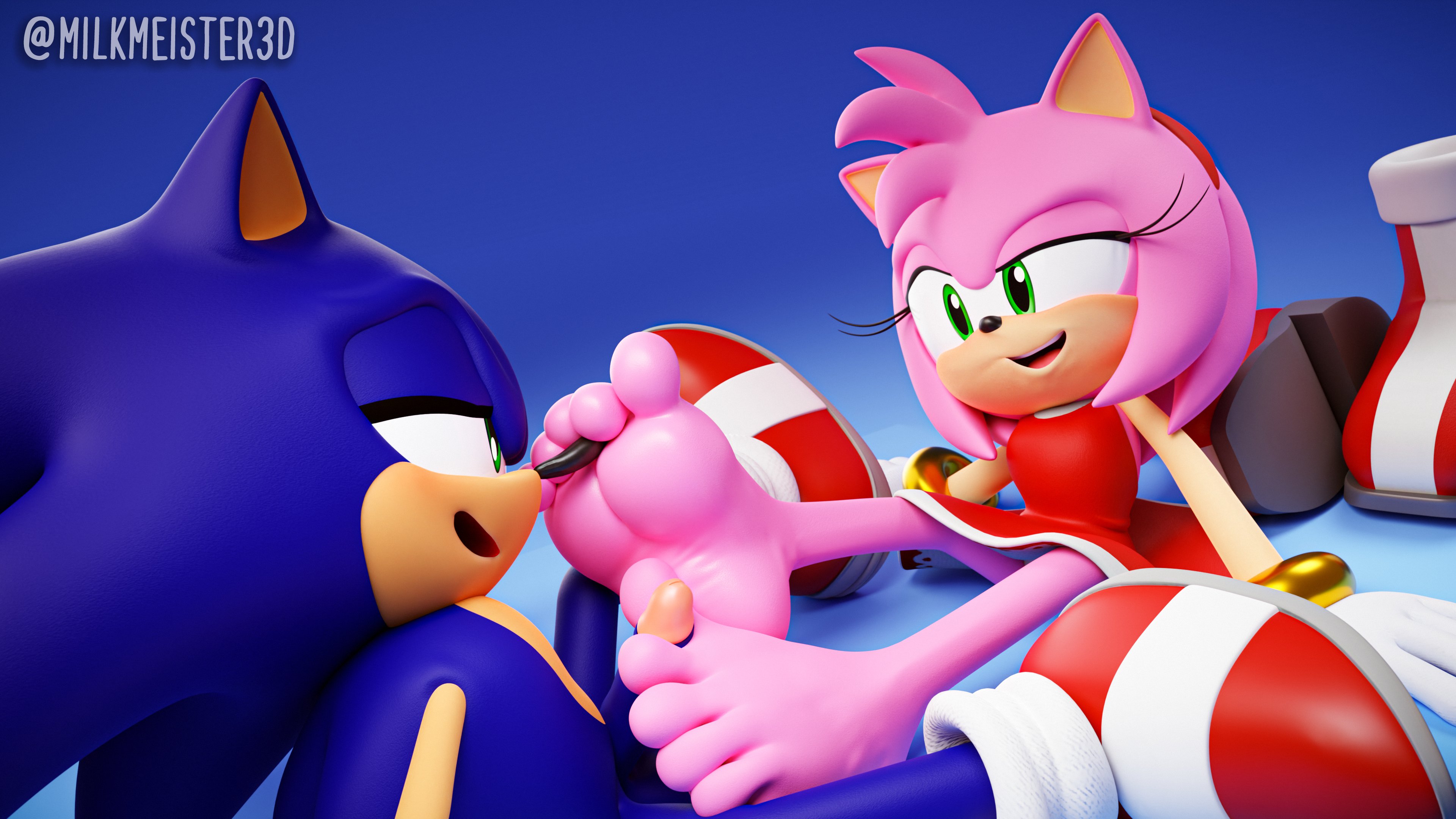 Amy Rose (Sega) Rule 34 Image