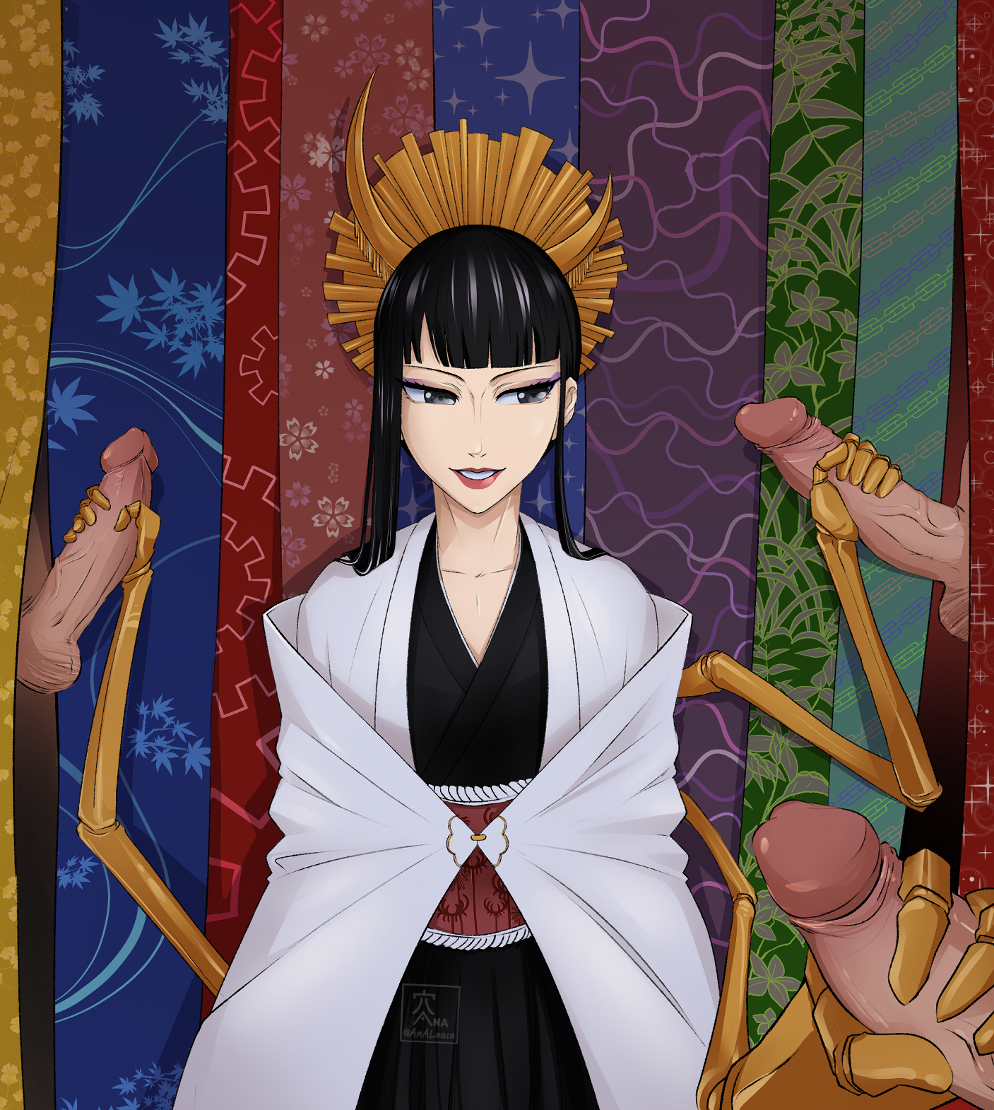 Shutara Senjumaru (Bleach) Rule 34 Image