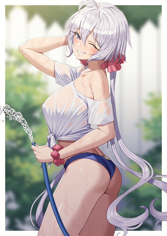 Yukine Chris (Senki Zesshou Symphogear) Rule 34 Image