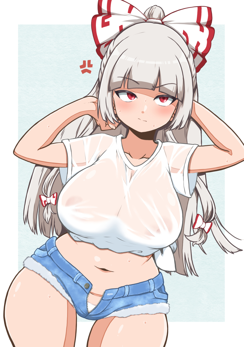 Fujiwara No Mokou (Touhou) Rule 34 Image