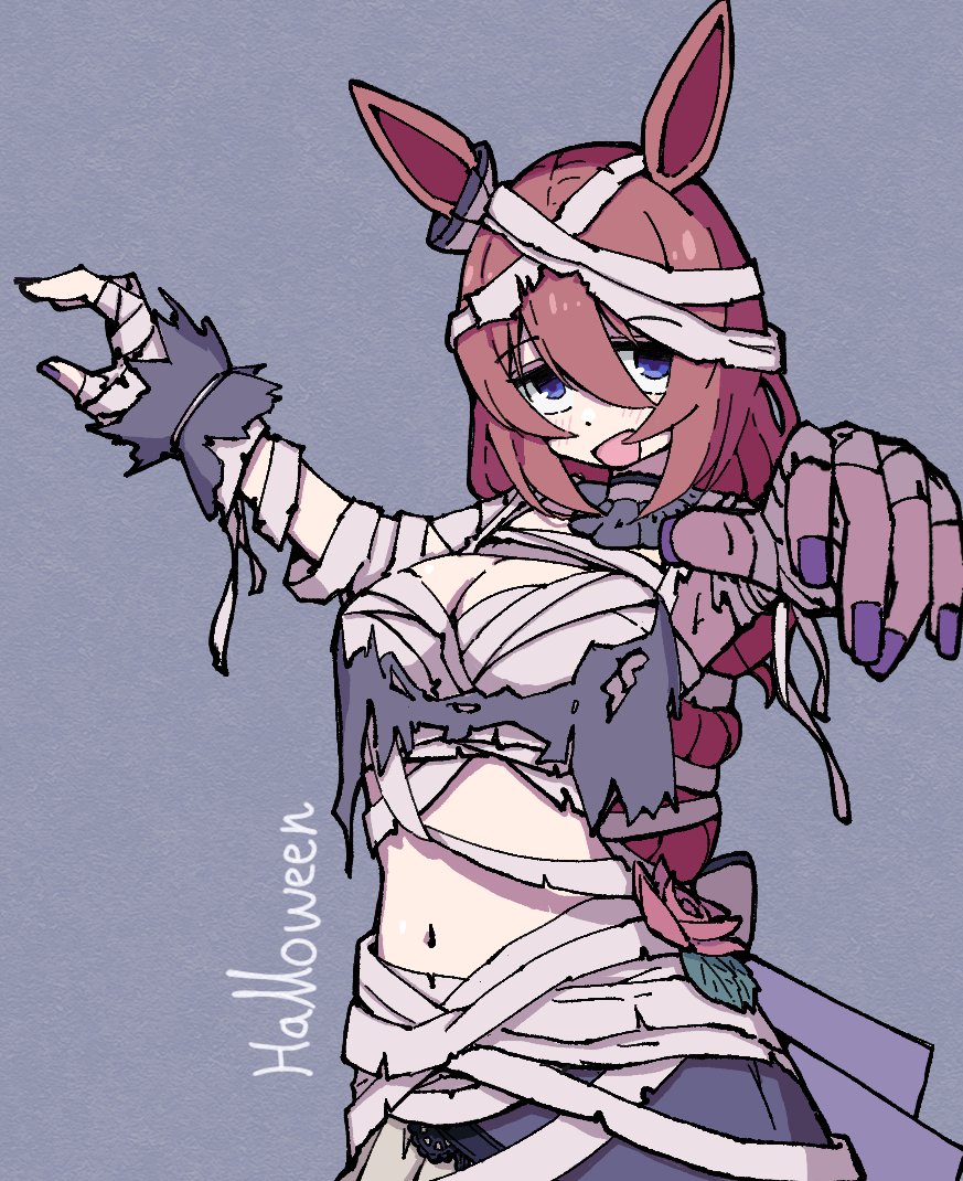 Super Creek (Chiffon-Wrapped Mummy) (Umamusume) Rule 34 Image