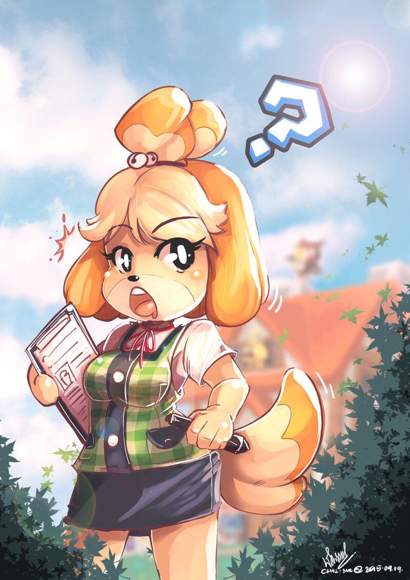 Isabelle (Animal Crossing) Rule 34 Image