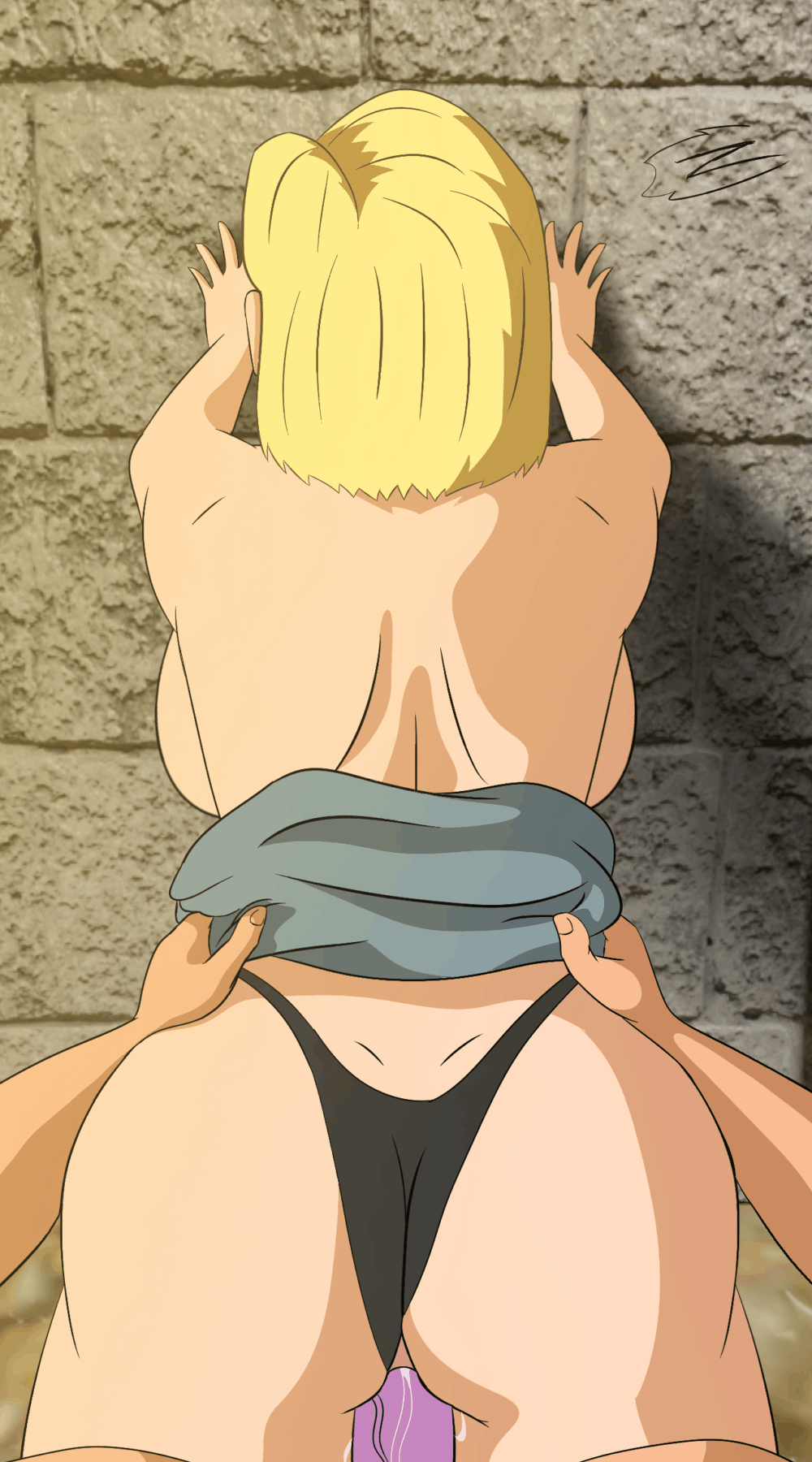 Android 18 (Dragon Ball) Rule 34 Image