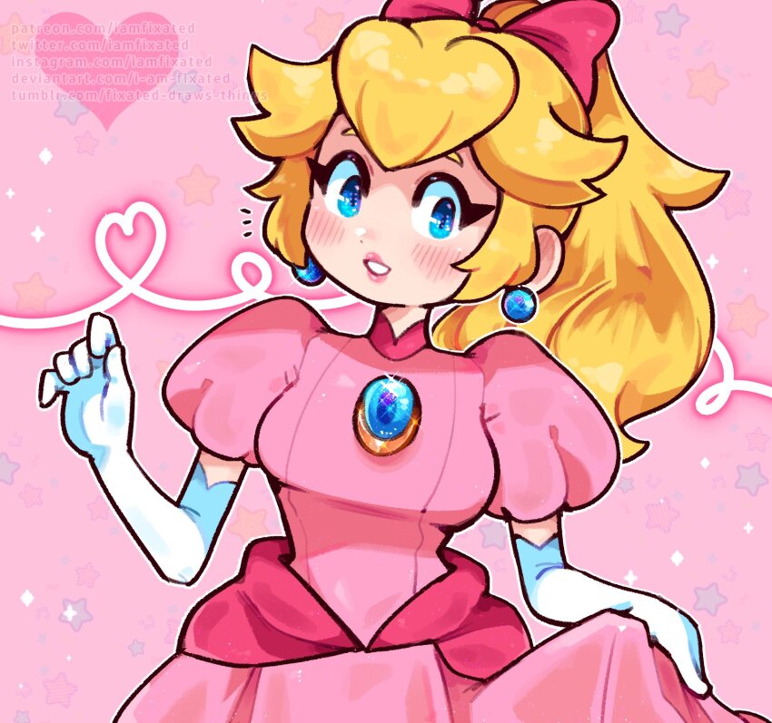 Princess Peach (Mario (Series)) Rule 34 Image