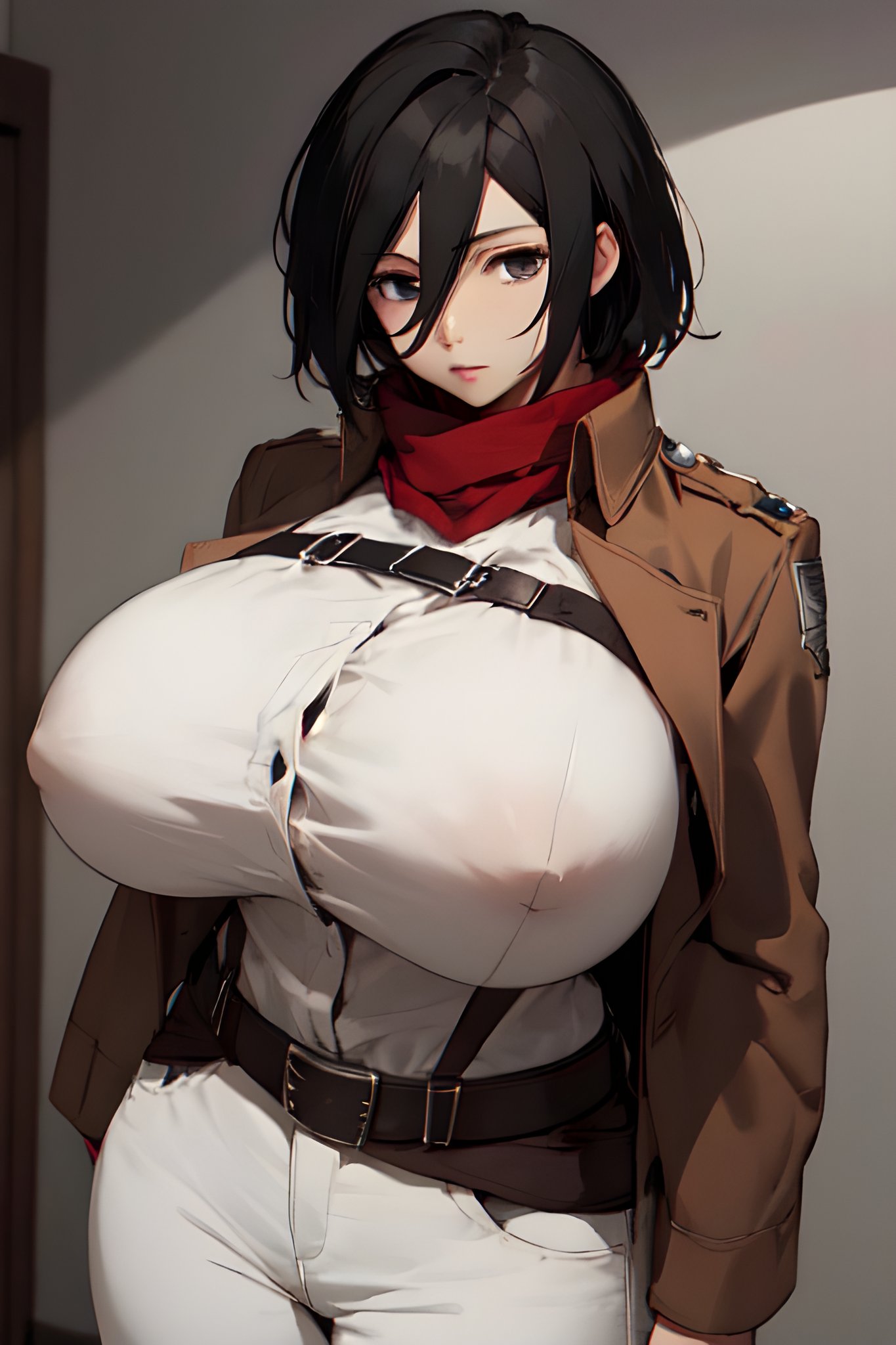 Mikasa Ackerman (Attack On Titan) Rule 34 Image