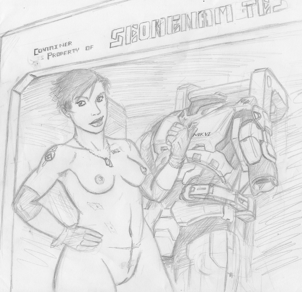 Female Spartan (Halo) Rule 34 Image