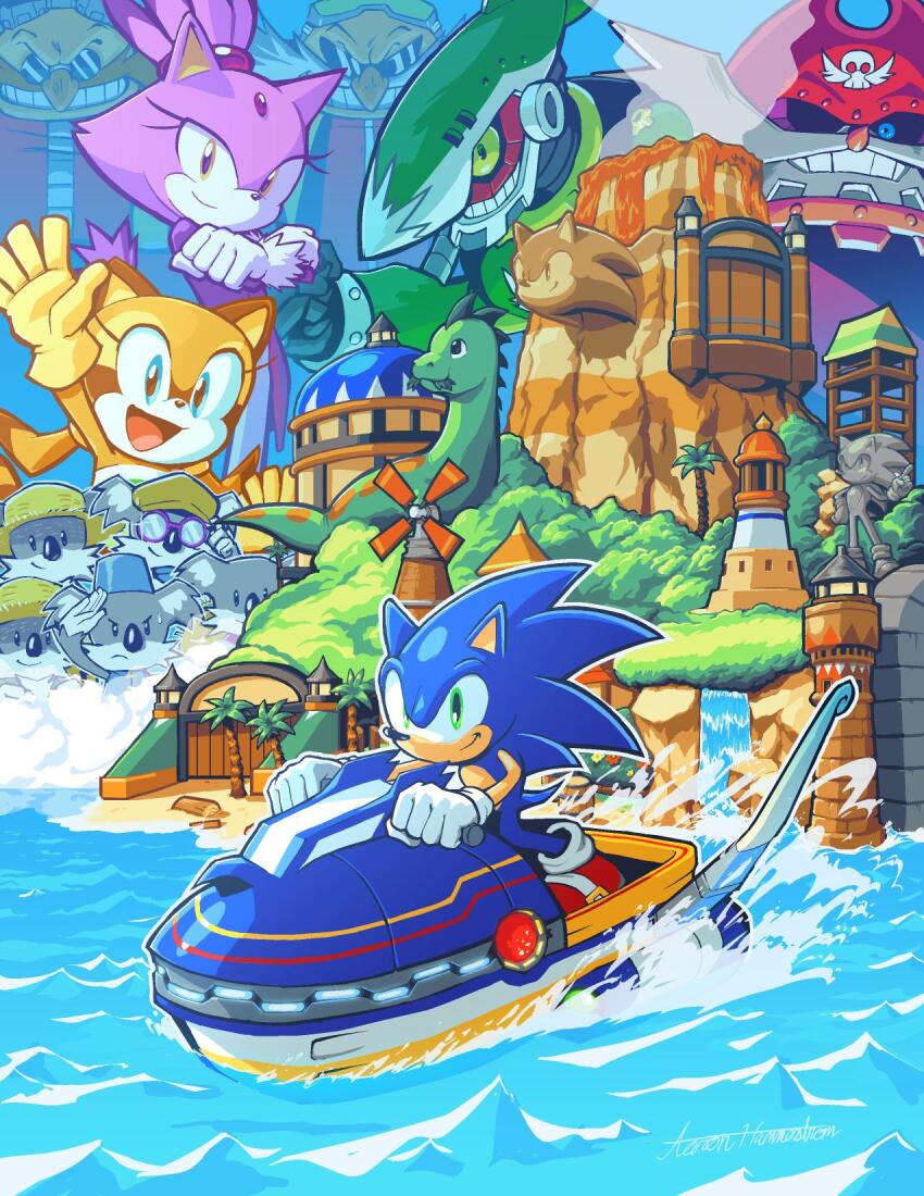 Blaze The Cat (Captain Whisker) Rule 34 Image
