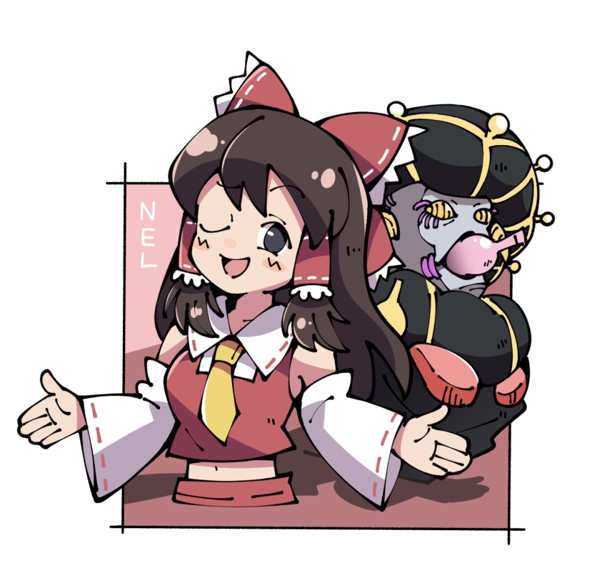 Hakurei Reimu (Cookie (Touhou)) Rule 34 Image