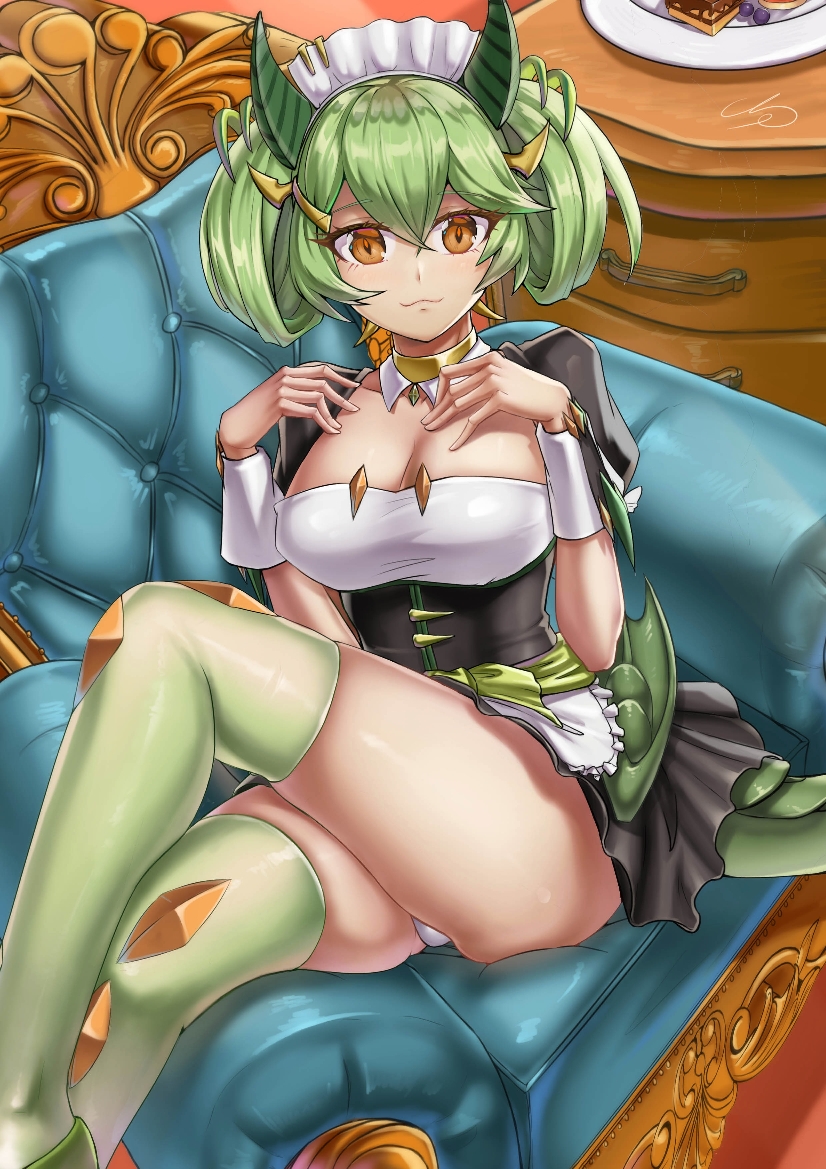 Parlor Dragonmaid (Yu-Gi-Oh!) Rule 34 Image