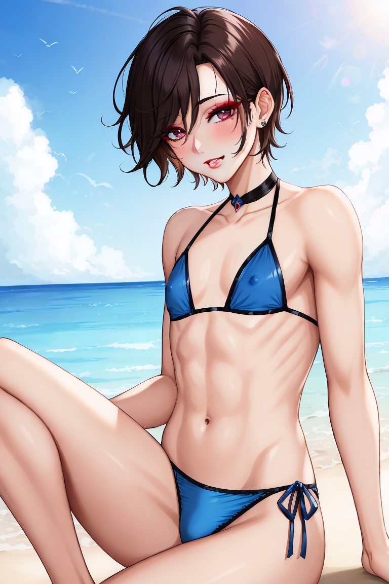 Blue Bikini Rule 34 Image